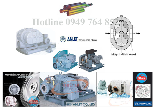 Đầu Mô tơ - Máy thổi khí các loại